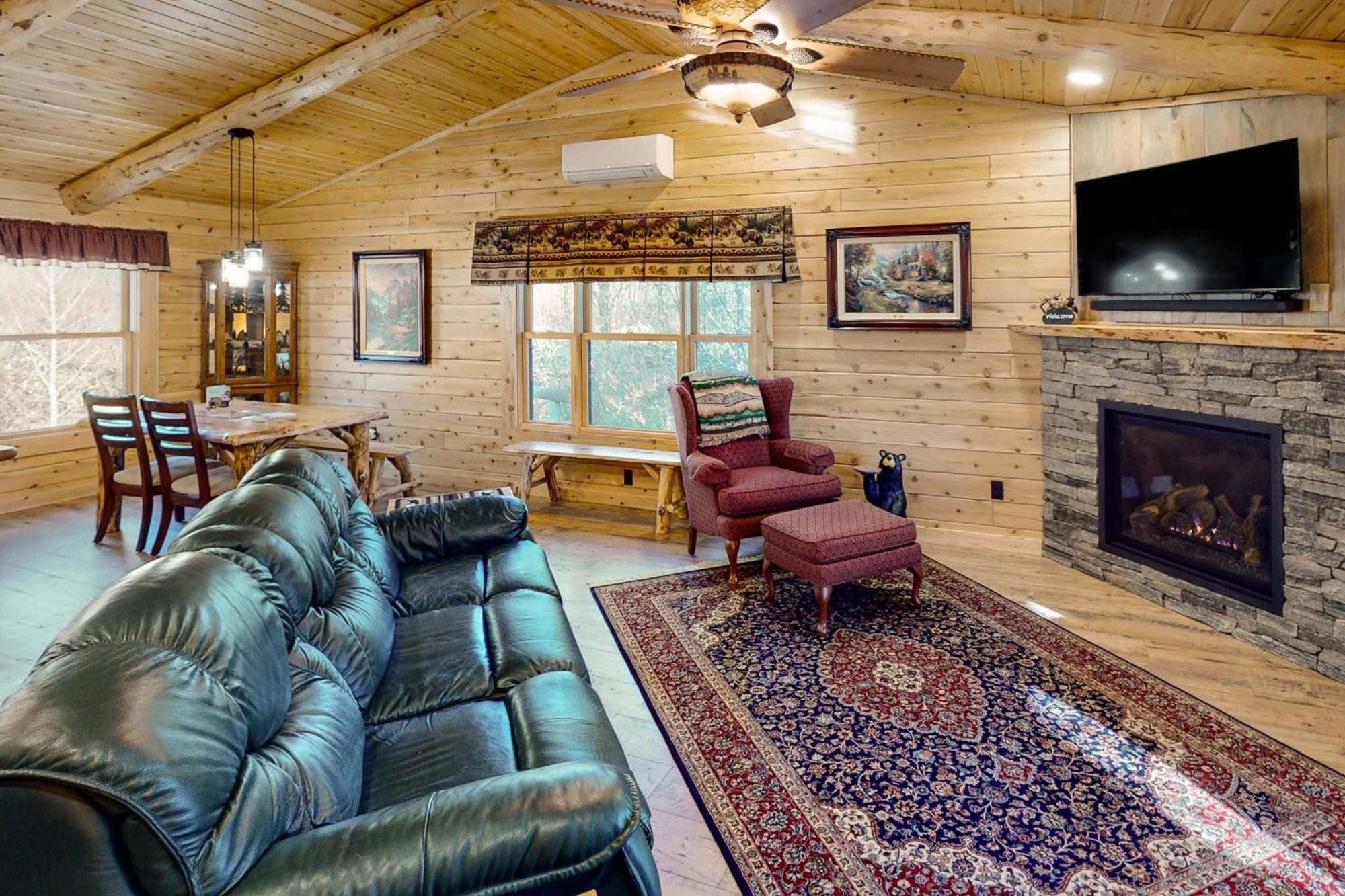 Blackbear Log Cabin Morrisville Εξωτερικό φωτογραφία